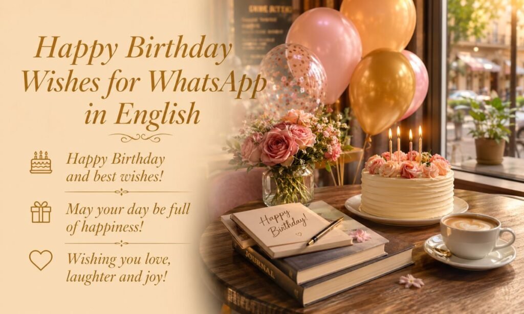 Happy Birthday Wishes for WhatsApp in English