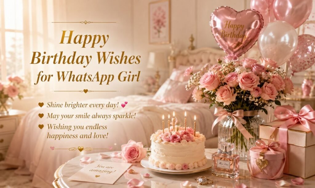 Happy Birthday Wishes for Whatsapp girl