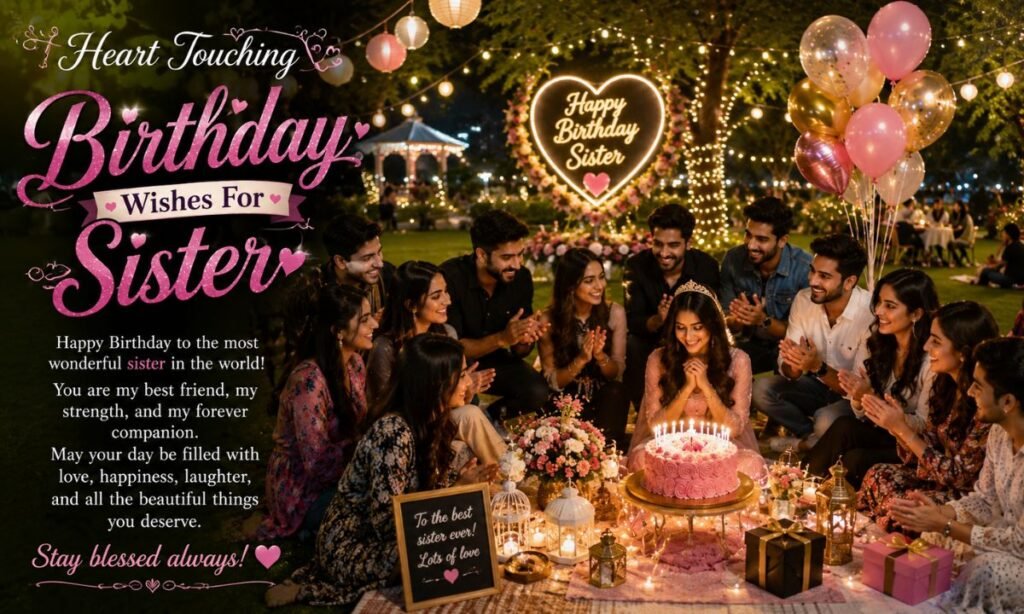 Heart Touching Birthday Wishes For Sister