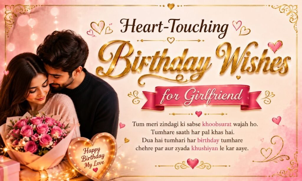 Heart-Touching Birthday Wishes for Girlfriend