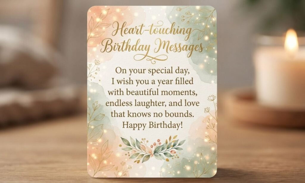 Heart-touching Birthday Messages