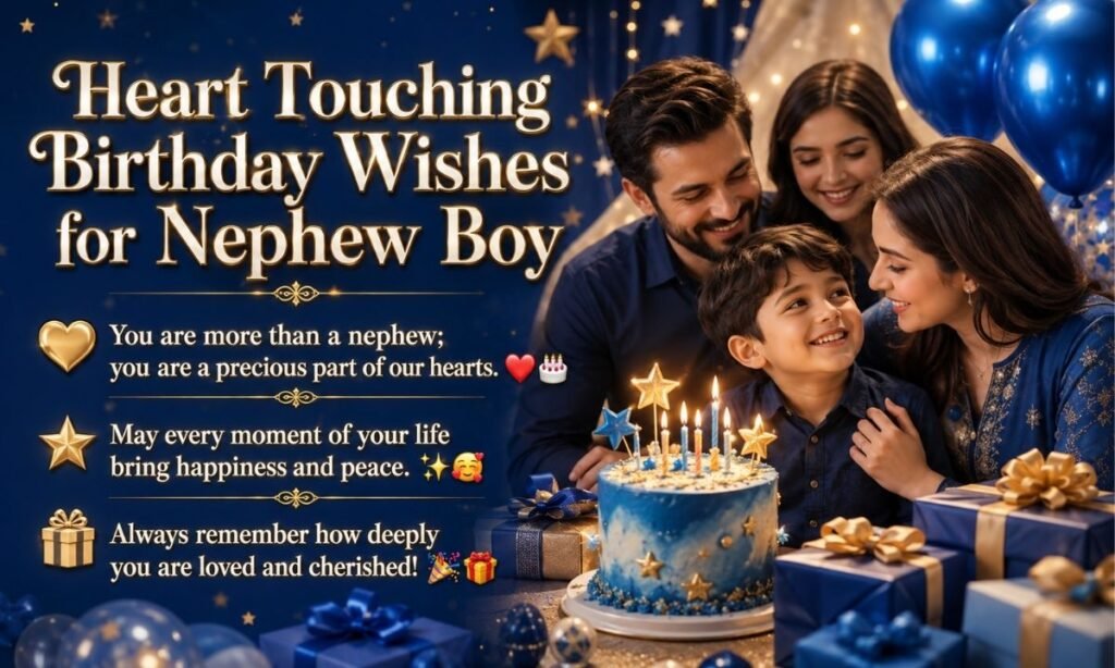 Heart touching Birthday Wishes for Nephew Boy