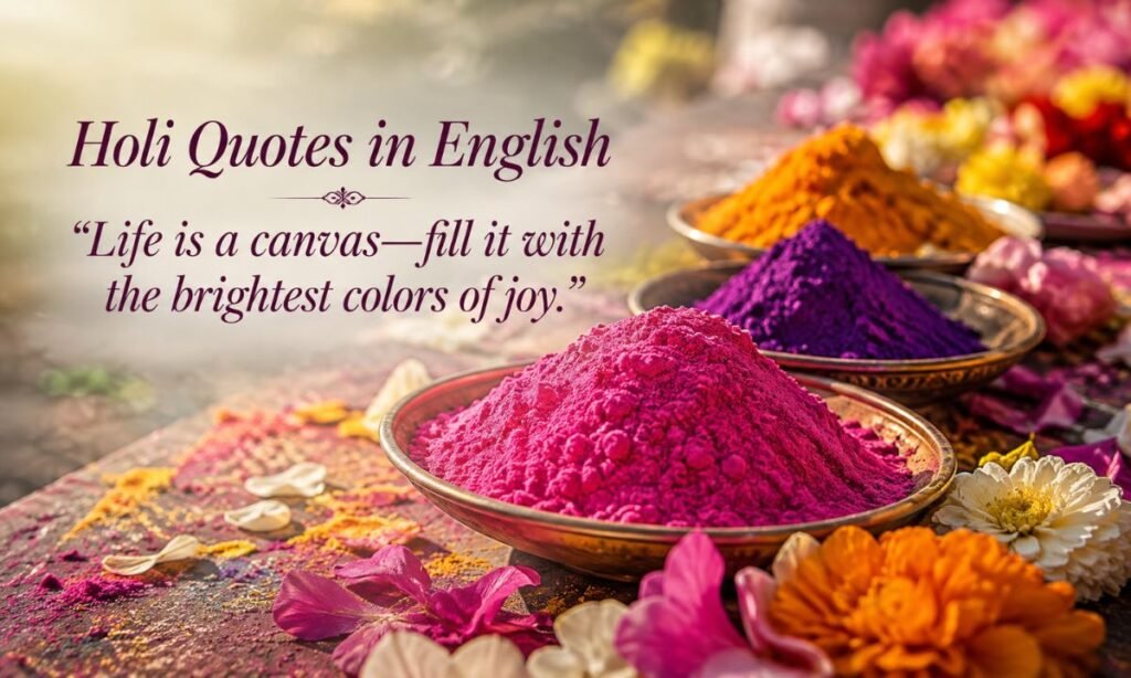 Holi Quotes in English