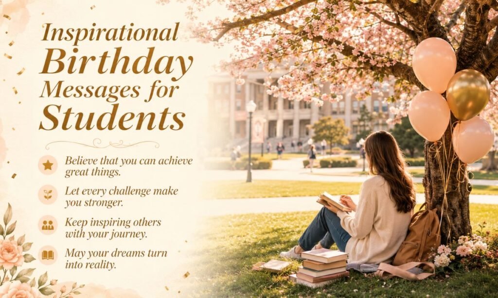 Inspirational Birthday Messages for Students