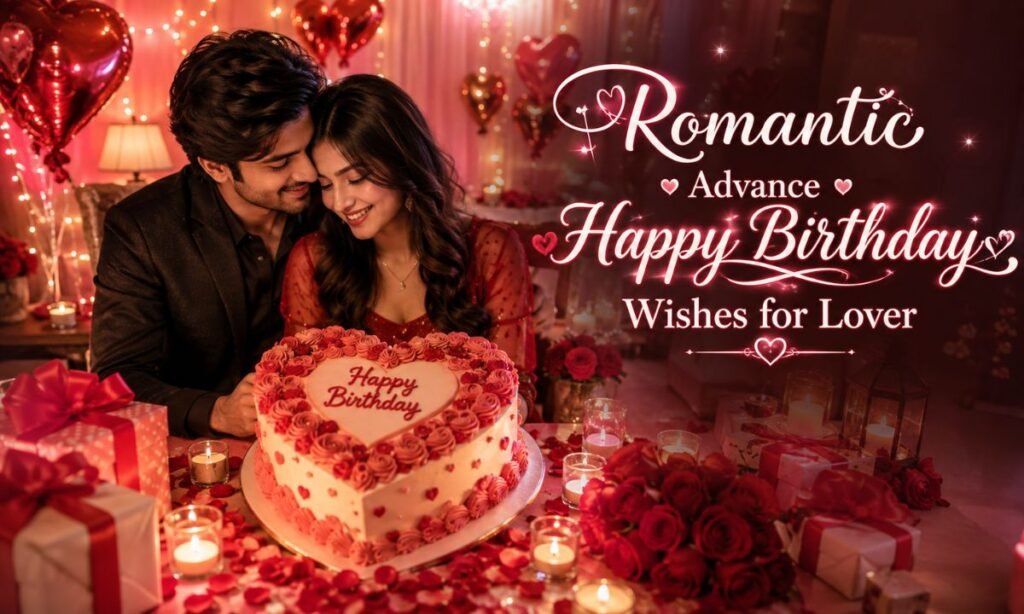 Romantic Advance Happy Birthday Wishes for Lover