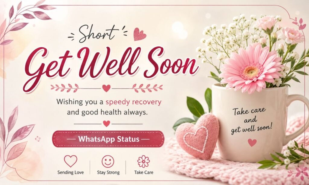 Short Get Well Soon — WhatsApp Status