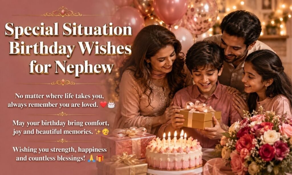Special Situation Birthday Wishes for Nephew
