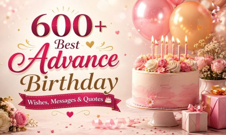 Advance Birthday Wishes
