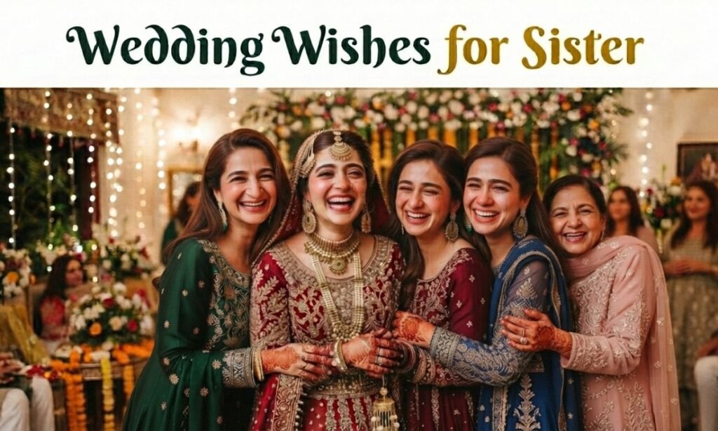 Wedding Wishes for Sister