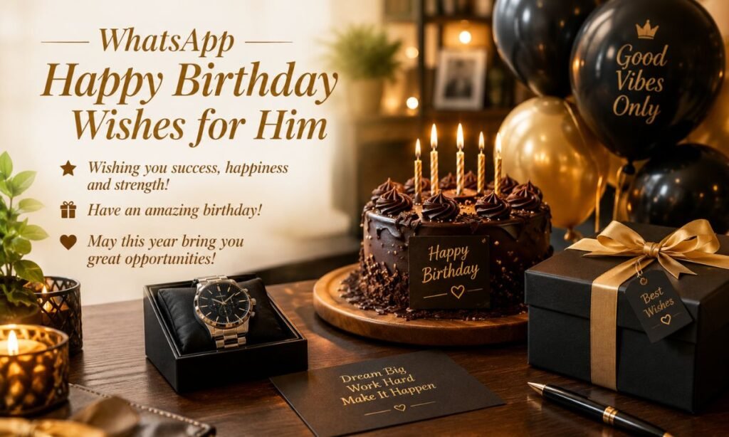 WhatsApp Happy Birthday Wishes for Him