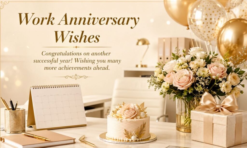 Work Anniversary Wishes