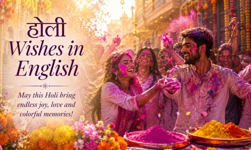 होली Wishes in English