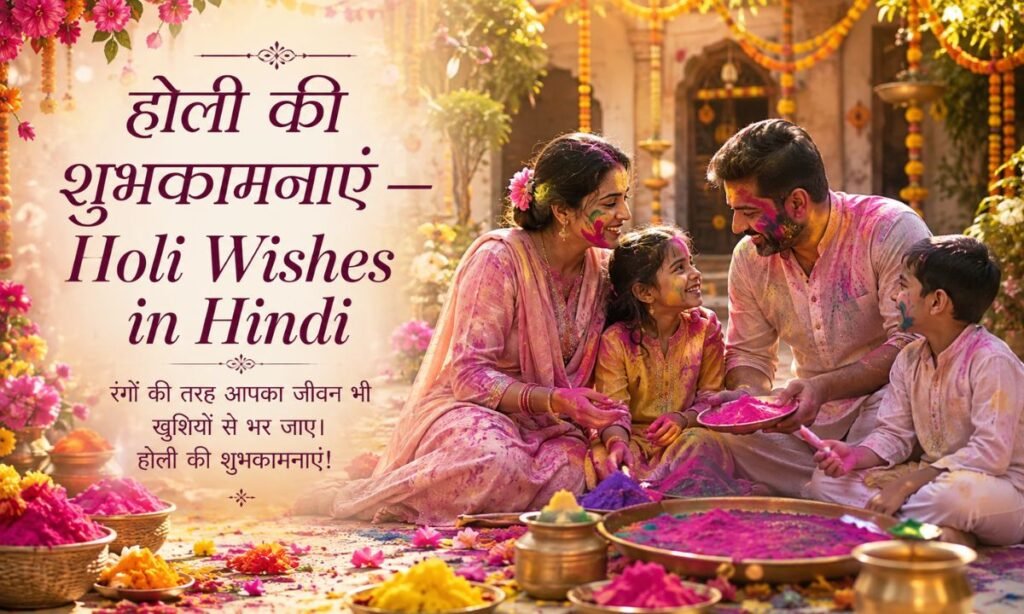 होली की शुभकामनाएं — Holi Wishes in Hindi