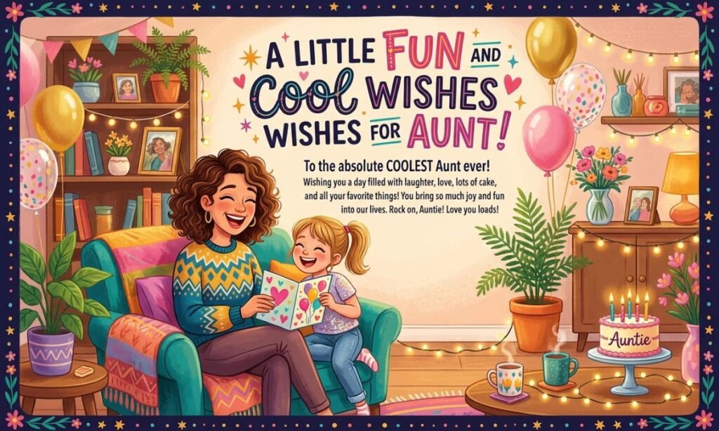 A Little Fun and Cool Wishes for Aunt