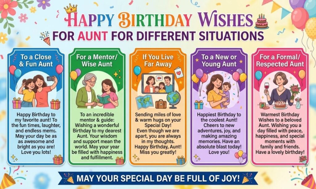 Happy Birthday Wishes for Aunt