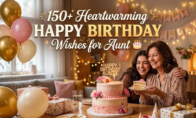 Happy Birthday wishes for aunt